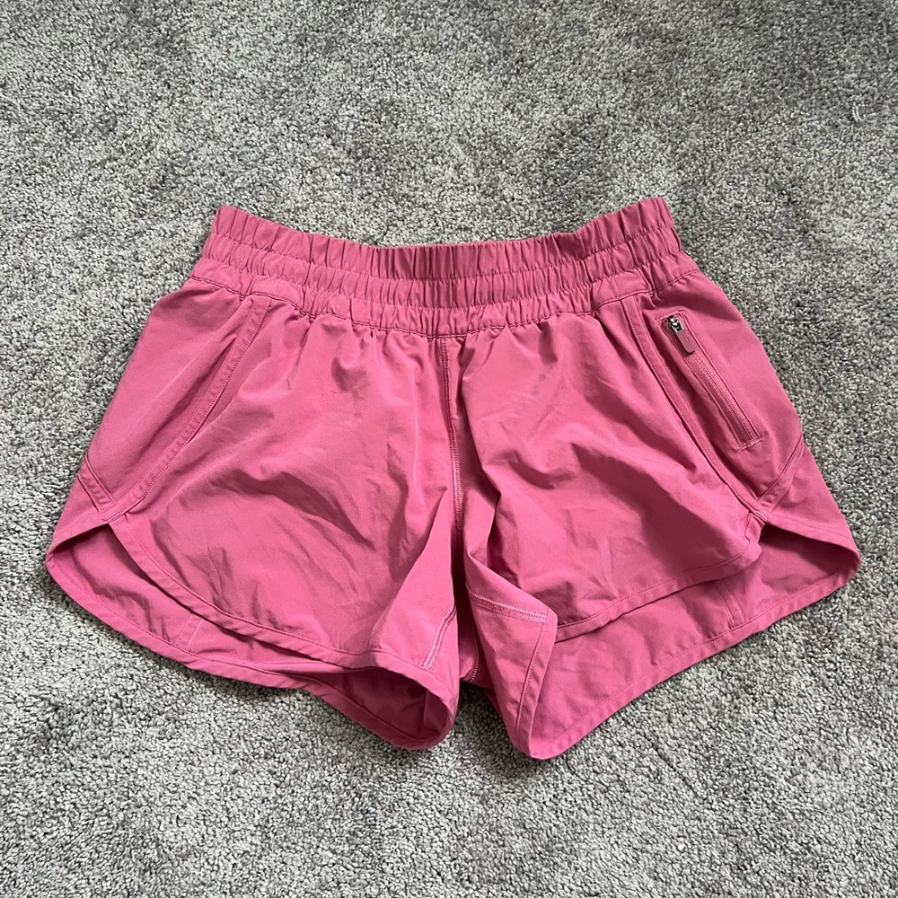 Lululemon Pink Lined Shorts